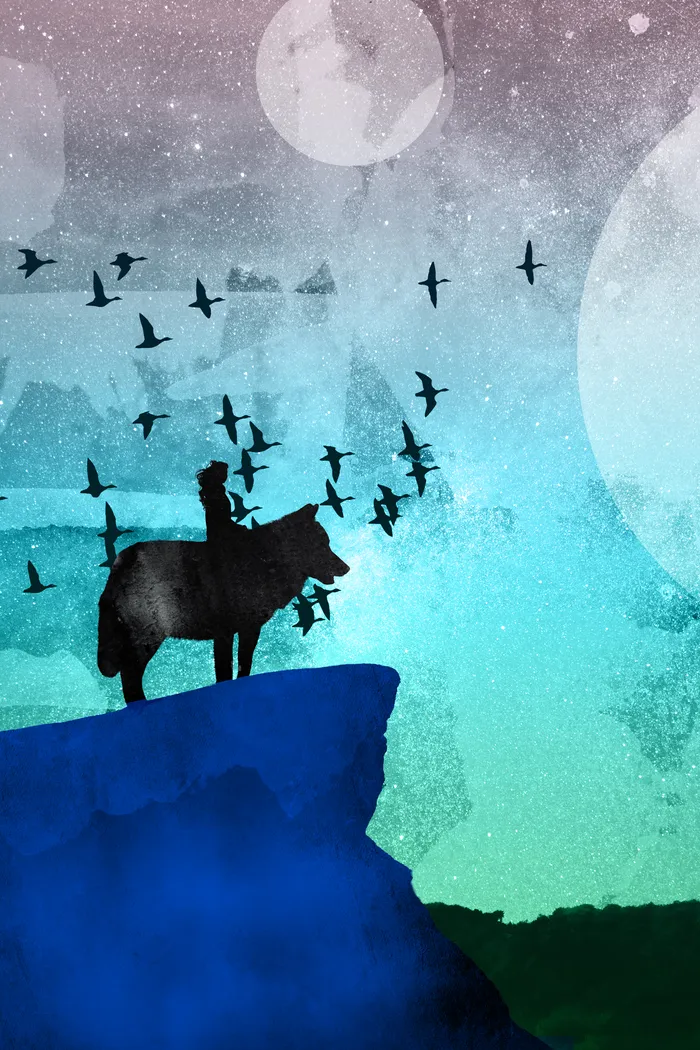 Cover of Wolfrider Art Piece